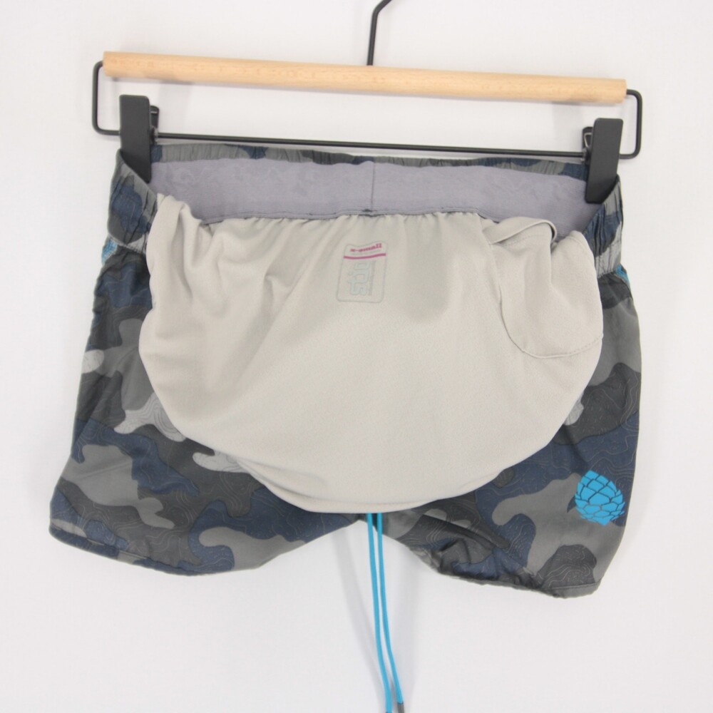 Stio Second Light Shorts Womens XS Gray Camo Lined Athletic Trail Running - Picture 4 of 10